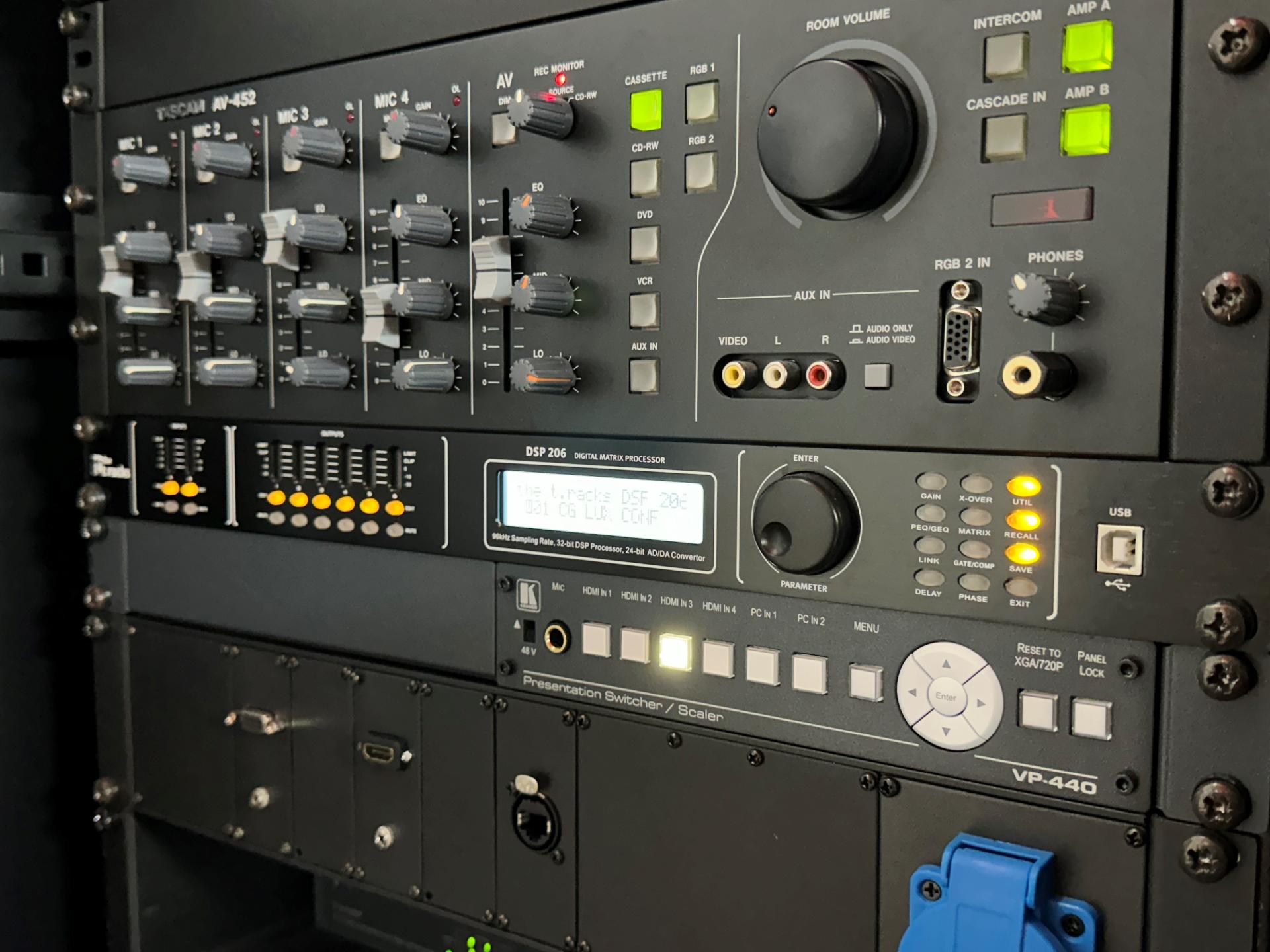 Ampli et console de mixage